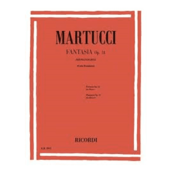 Martucci - Fantasia Op. 51 for Piano.