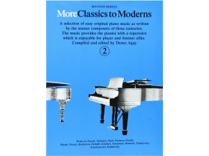 More Classics to Moderns Book 2 for Piano.