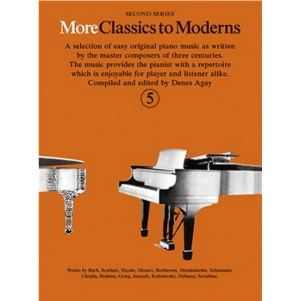 More Classics to Moderns Book 5 for Piano.