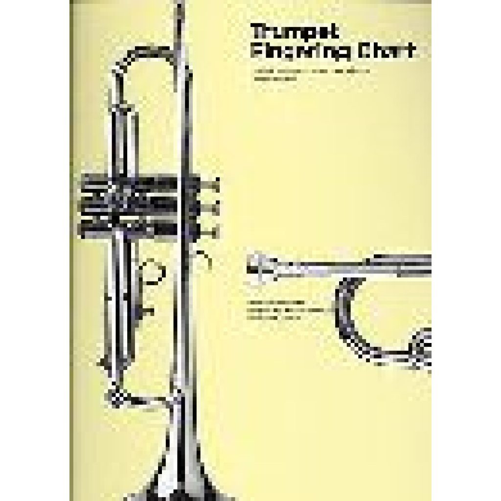 Trumpet Fingering Chart For B Flat Trumpet, Flugelhorn and