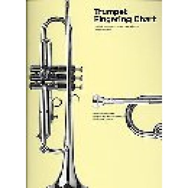 Trumpet Fingering Chart: For B Flat Trumpet, Cornet, Flugelhorn and Baritone