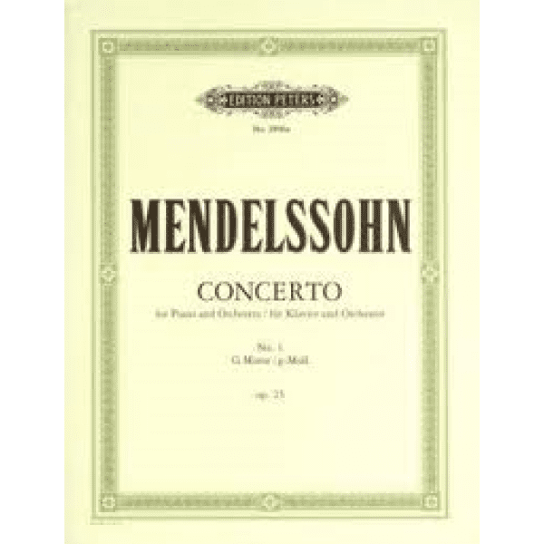 Mendelssohn - Concerto No.1 in G minor Op.25 for Piano and Orchestra.