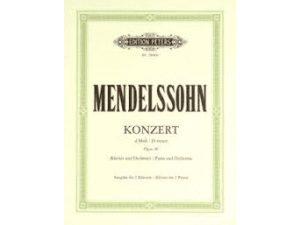 Mendelssohn - Concerto No. 2 in D minor Op. 40 for Piano and Orchestra,