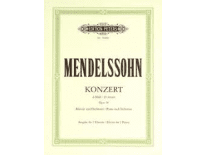 Mendelssohn - Concerto No. 2 in D minor Op. 40 for Piano and Orchestra,