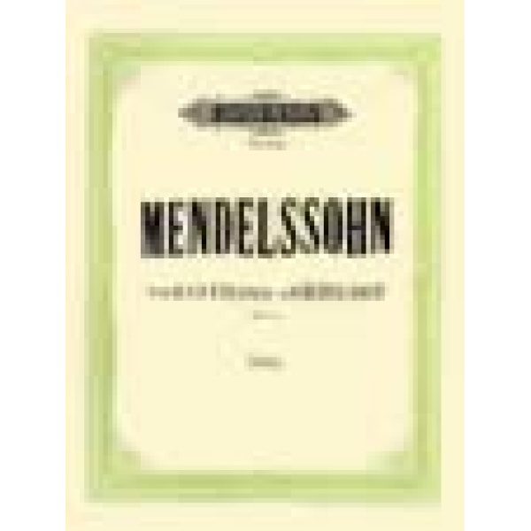 Mendelssohn - Variations Sérieuses Op. 54 for Piano.