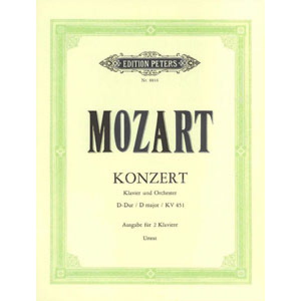 Mozart - Concerto in D major KV 451 for Piano and Orchestra.