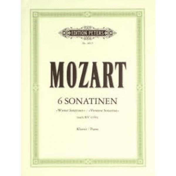 Mozart - 6 Sonatinas / Viennese Sonatinas KV 439b for Piano.