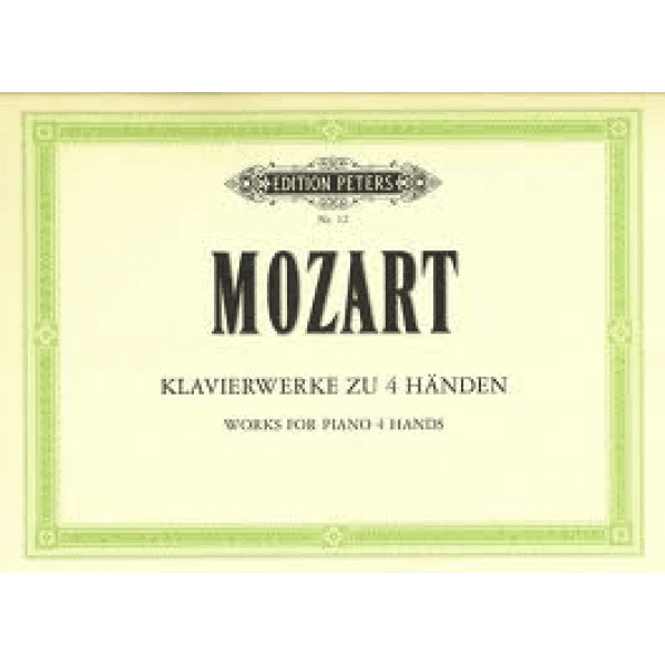Mozart - Works for Piano Four Hands.