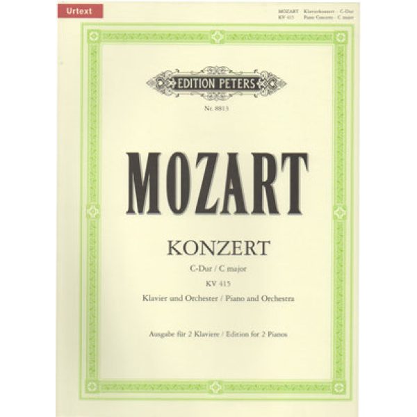 Mozart - Concerto in C major KV 415 for Piano and Orchestra.