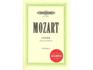 Mozart: Lieder/Album - Voice & Piano (High Voice) CD Included