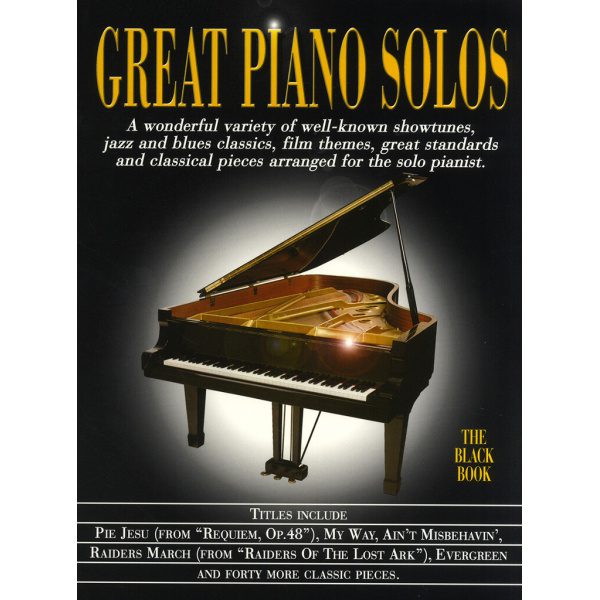 Great Piano Solos - The Black Book.