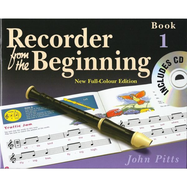 Recorder from the Beginning Book 1 - Book & CD - John Pitts