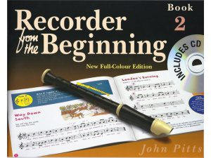 Recorder from the Beginning Book 2 - Book & CD - John Pitts