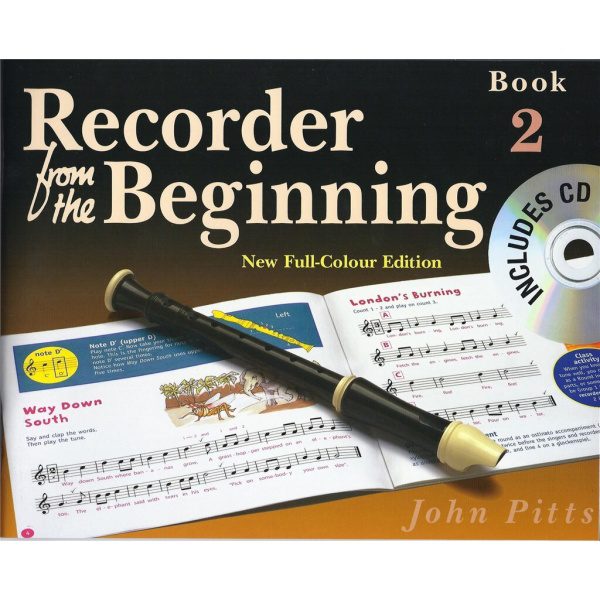 Recorder from the Beginning Book 2 - Book & CD - John Pitts