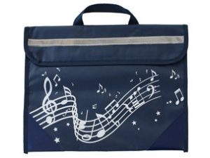 Musicwear: Wavy Stave Music Bag - Navy