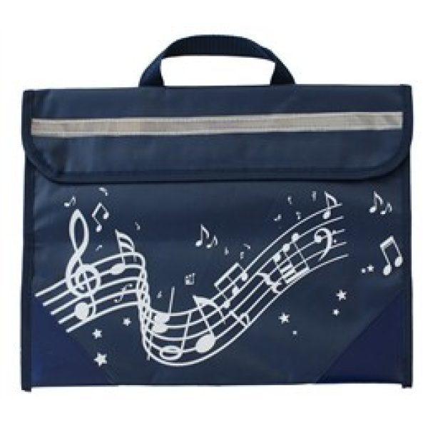 Musicwear: Wavy Stave Music Bag - Navy