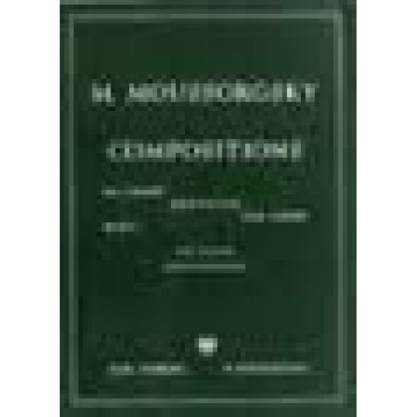 Moussorgsky - Compositions Six Morceaux Vol. 2 for Piano.