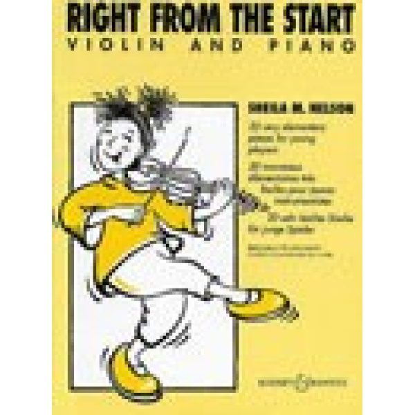 Right from the Start: Violin & Piano - Sheila M. Nelson