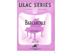 Offenbach - Barcarolle (Belle nuit, ô nuit d'amour) for Piano Solo. 