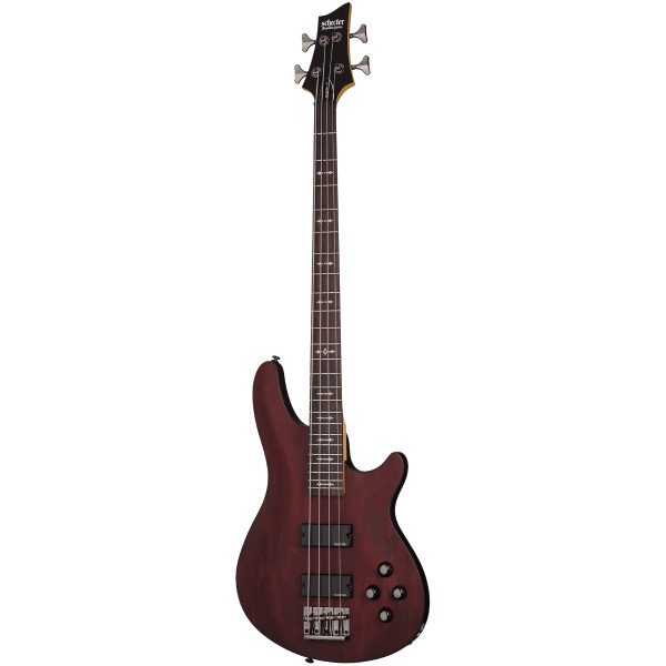 Schecter Omen-4 - Walnut Satin - Image 3