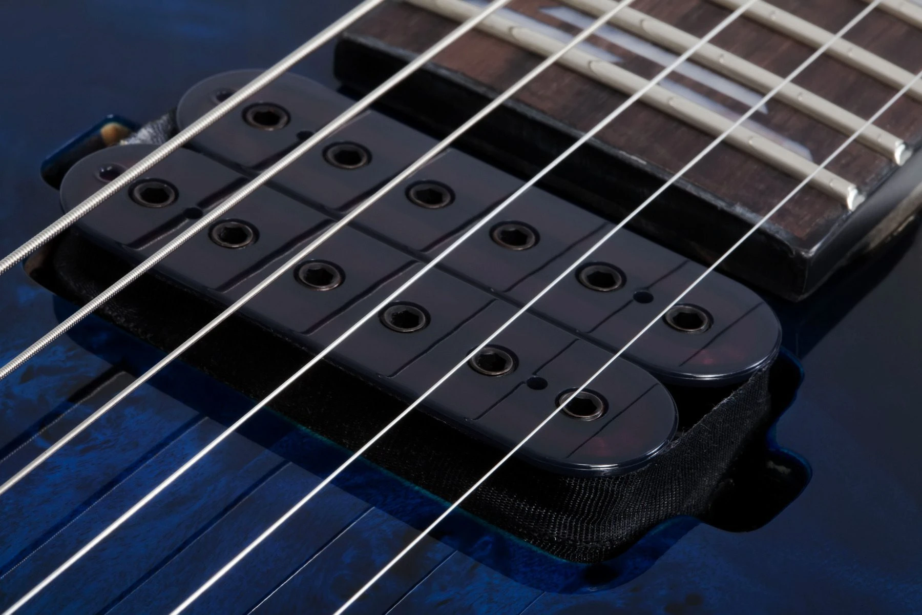 Schecter Omen Elite FR - See-Through Blue Burst - Image 12