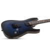 Schecter Omen Elite 6 - See Through Blue Burst - Image 4