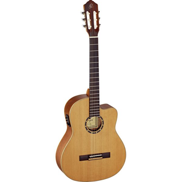 Ortega RCE131SN Slim-Neck Cutaway Classical Guitar w/Bag - Image 4