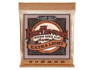 Ernie Ball Earthwood Extra Light Phosphor Bronze - 10-50