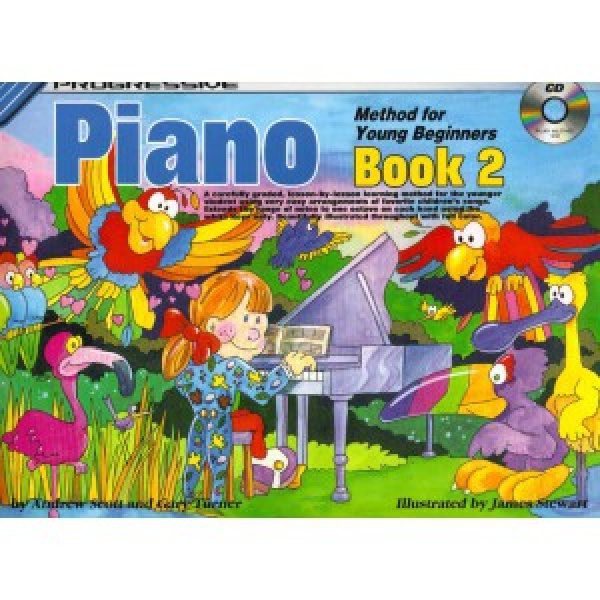 Progressive Piano Method for Young Beginners: Book 2 - Book/CD.