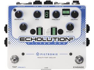 Pigtronix Echolution 2 Filter Pro Delay Pedal