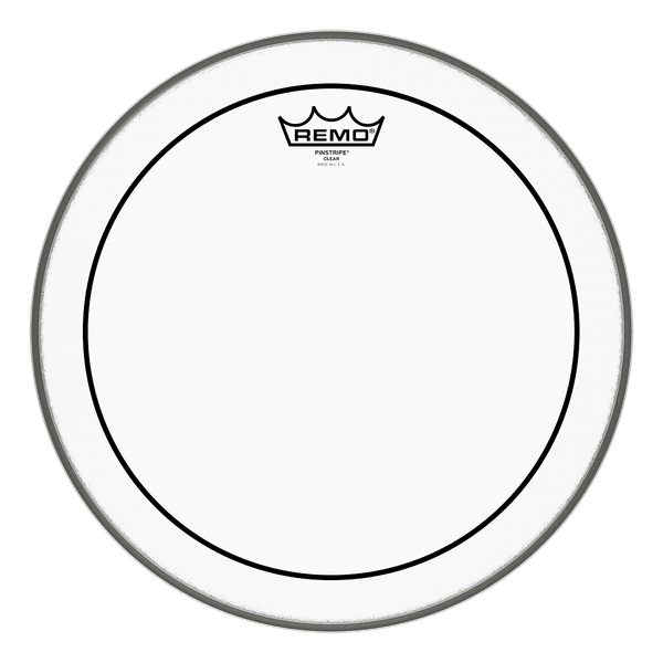 Remo 13" Pinstripe Clear