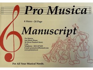 6 Stave-24 Page Manuscript