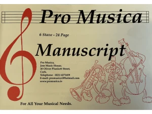 6 Stave-24 Page Manuscript