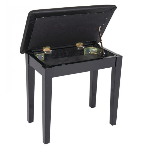 Kinsman KPB01BK Piano Bench With storage - Black - Image 2