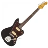 Vintage V65 ReIssued Vibrato Electric Guitar - Gloss Black - Image 3