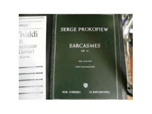 Serge Prokofiev - Sarcasmes Op. 17 for Piano.