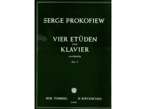 Serge Prokofiev - Vier Etuden fur Klavier Op. 2 for Piano.