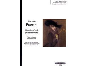 Giacomo Puccini: Quando Me'n Vo (Musetta's Waltz) - Piano and High, Medium & Low Voice