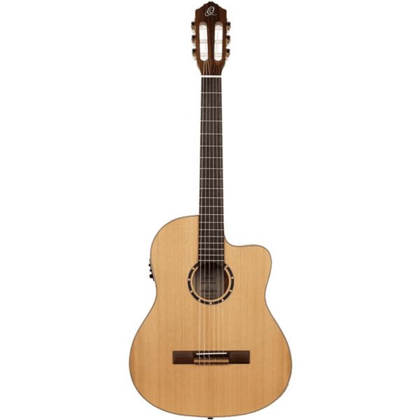 Ortega RCE131SN Slim-Neck Cutaway Classical Guitar w/Bag