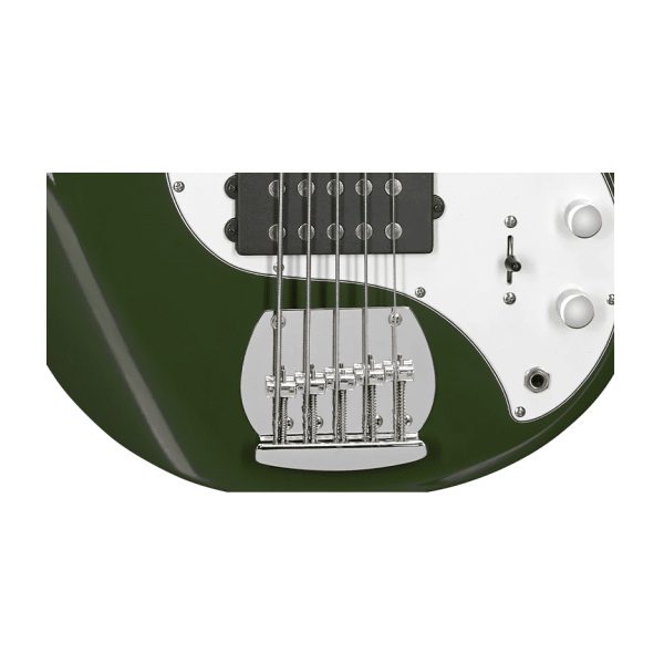 Sterling By Music Man StringRay Ray5 HH - Olive Green - Image 2