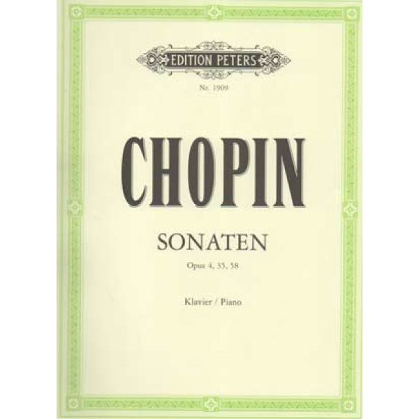 CHOPIN "Sonaten" Opus 4, 35, 58" Klavier/Piano