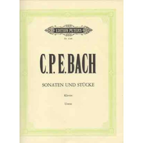 SONATEN UND STUCKE " C.P.E. BACH For Piano
