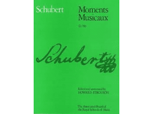 Schubert - Moments Musicaux D. 780 for Piano.