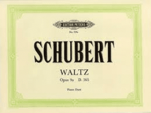 Schubert - Waltz Op. 9a, D. 365 for Piano Duet.