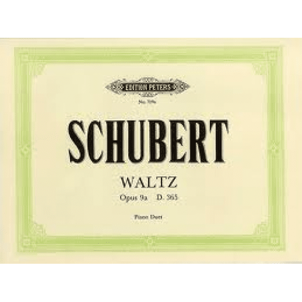 Schubert - Waltz Op. 9a, D. 365 for Piano Duet.
