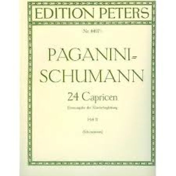 Paganini / Schumann - 24 Caprices for Violin and Piano.