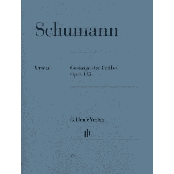 Schumann - Gesange der Fruhe (Songs of Dawn) Op. 133 for Piano.