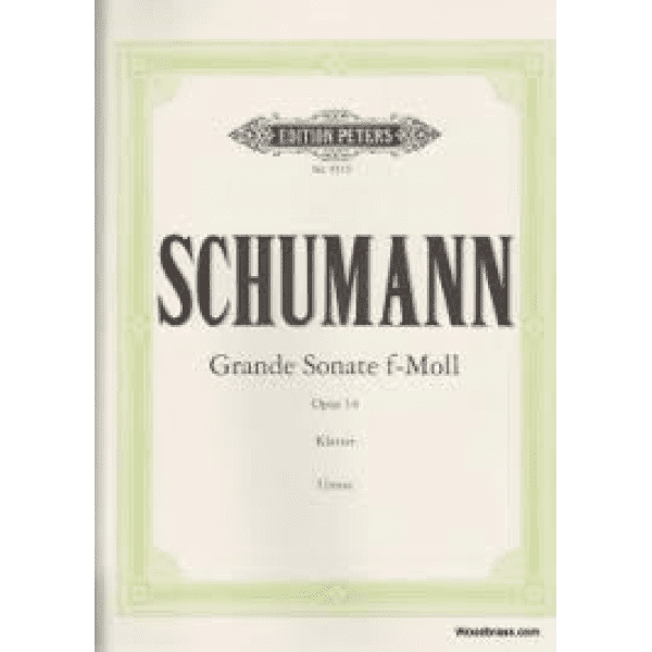 Schumann - Grand Sonata No. 3 in F minor Op. 14 for Piano.