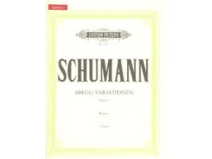 Schumann - ABEGG Variations Op. 1 for Piano.