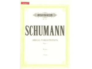 Schumann - ABEGG Variations Op. 1 for Piano.